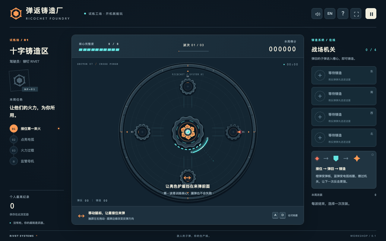 Ricochet Foundry gameplay screenshot